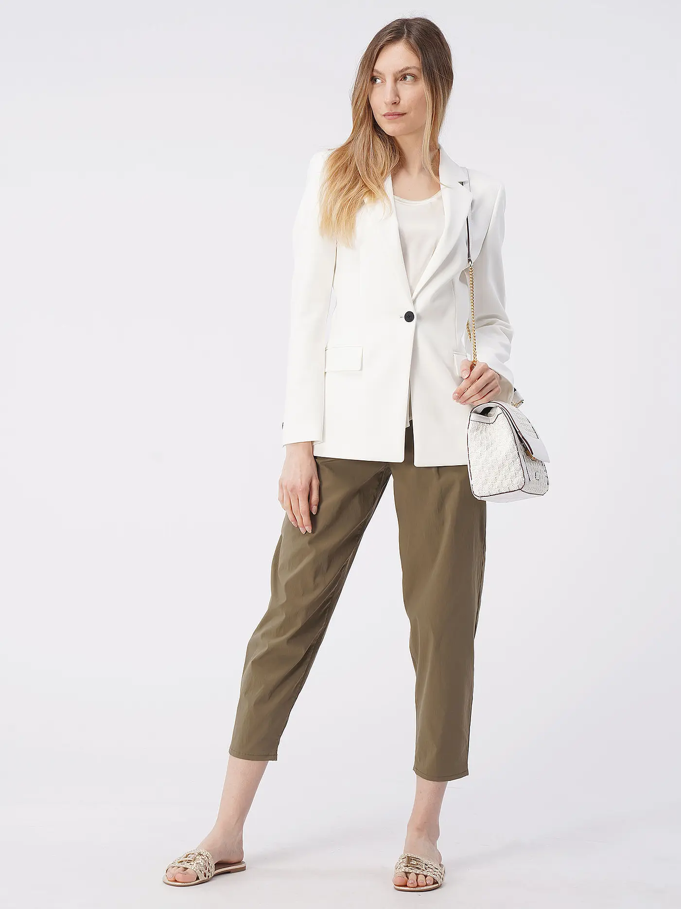 HUGO | Blazer Regular Fit ATANA | creme